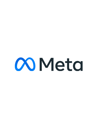 Meta logo used to present cross-platform initiative to prevent self-harm